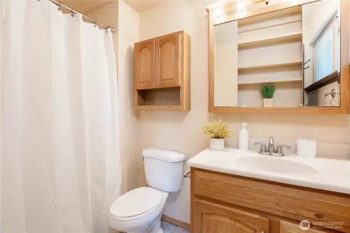 Primary bathroom.