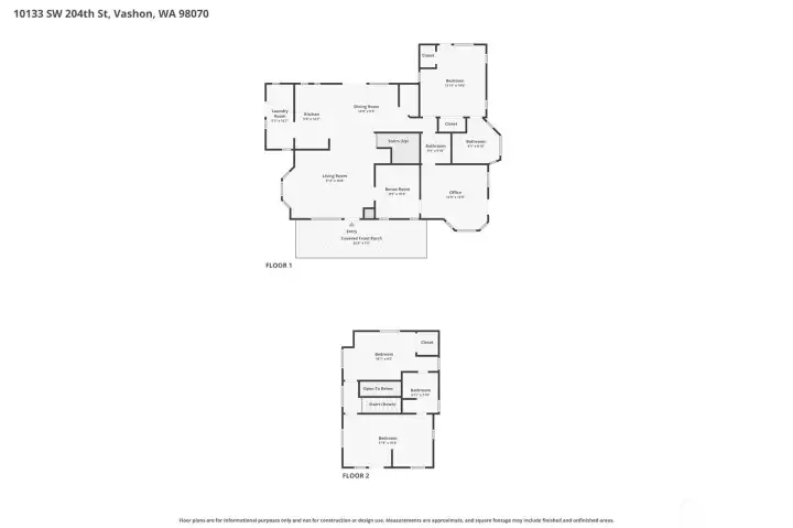 Floor plan of Main Home Floor plan of Main Home