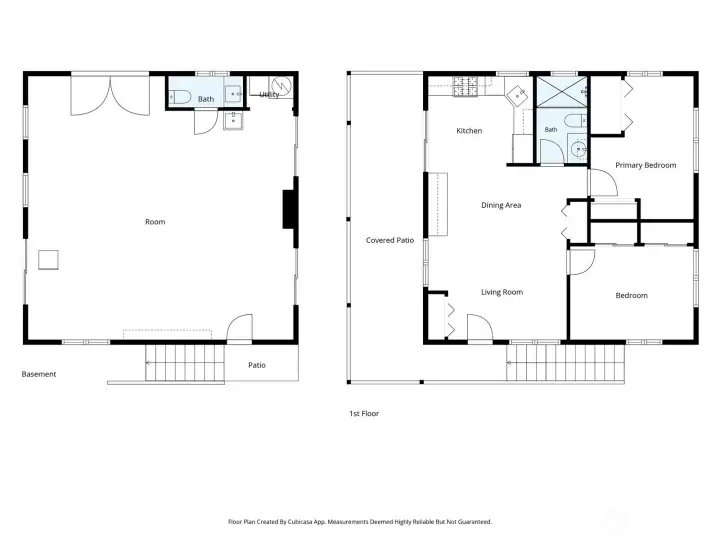 Floor plan of the Apartment and the Garage/Studio Floor plan of the Apartment and the Garage/Studio