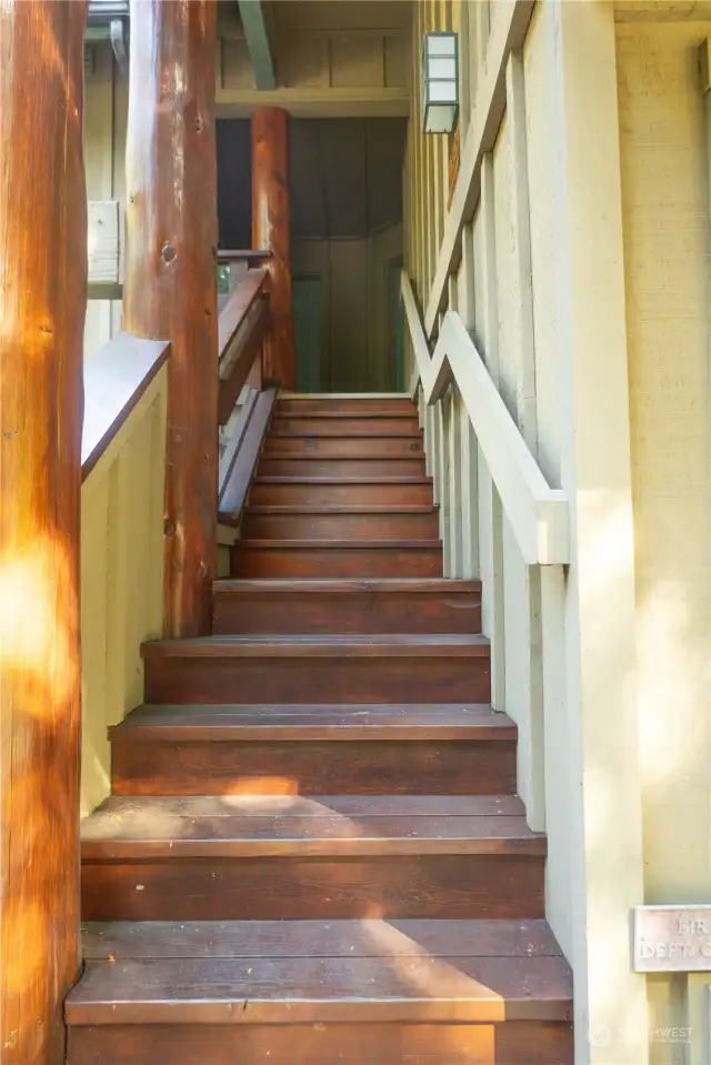 Outside Stairs to Main Entry Door