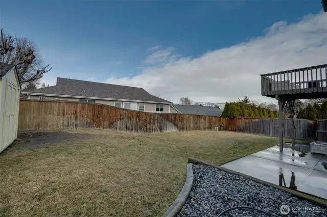 Storage Shed/Back Yard