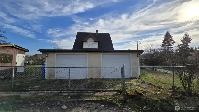 Convenient 2 car garage and secure gated access.