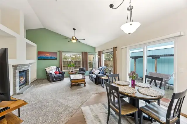 Open Concept Dining/Living