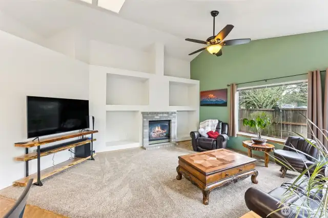 Living Room with Gas Fireplace