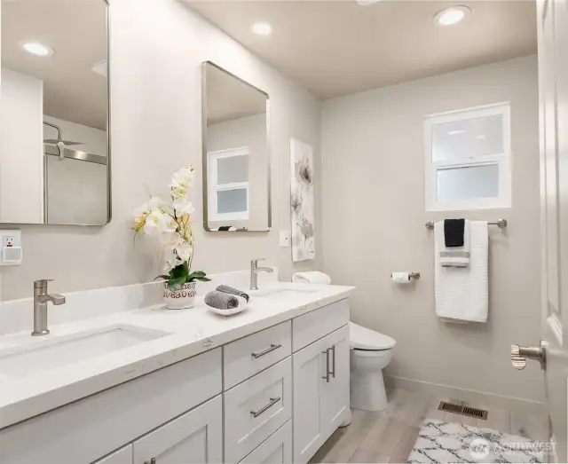 fully updated bath