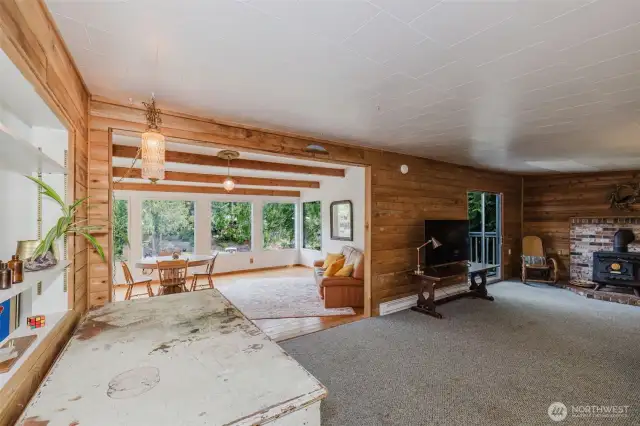 Upstairs living space