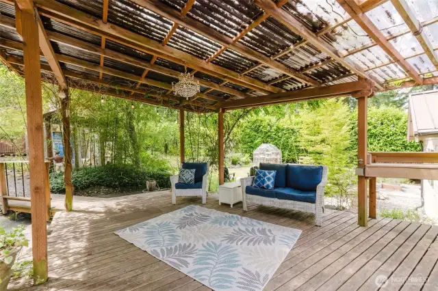 Covered front patio