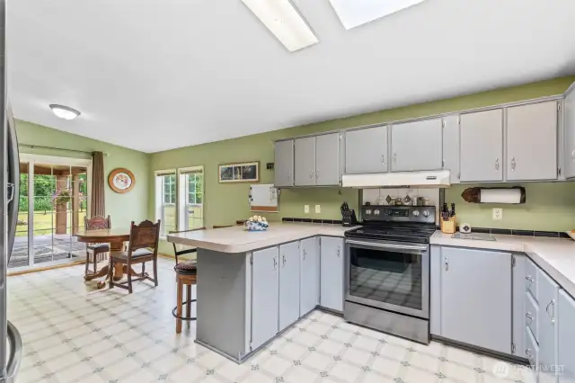 Great open kitchen layout.