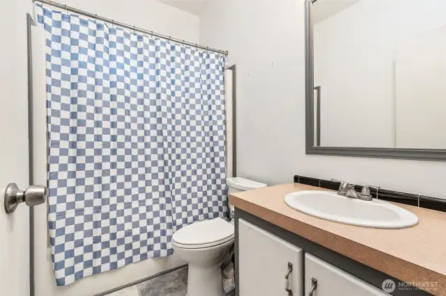 Hallway bathroom