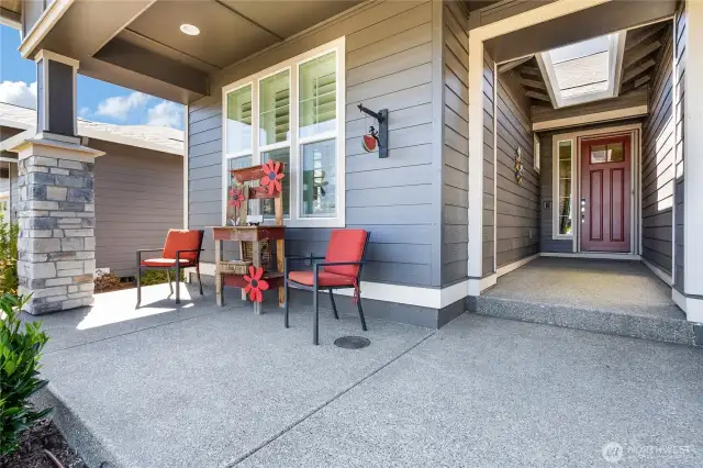 This home has both east- and west-facing covered patios for your enjoyment – from early morning coffee, tea or matcha to afternoon happy hour!