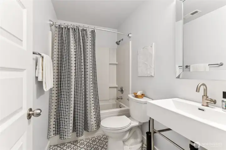 Full bath on the main level