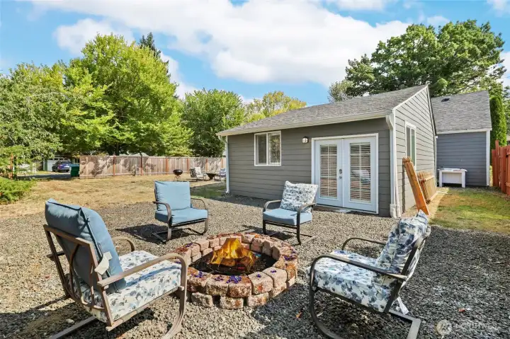 Enjoy fall nights around the firepit!