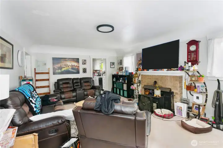 Upstairs Unit Living Room