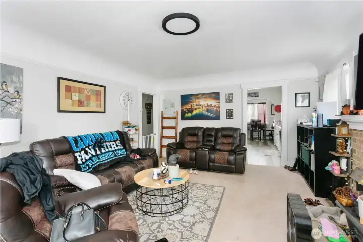 Upstairs Unit Living Room