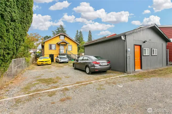 Downstairs/Studio Parking