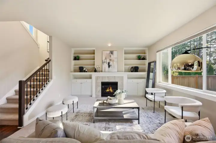 Expanse of great room