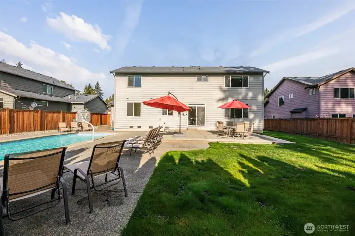 Plenty of outdoor space for entertaining