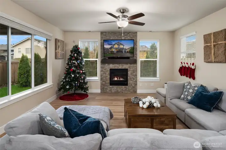 Natural light even in the winter will make this the favorite room in the home.