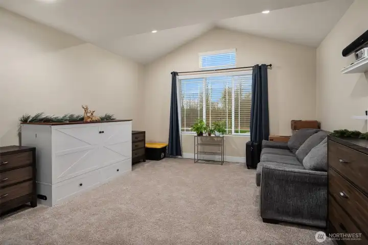 Upstairs bonus room or guest room, flex space.