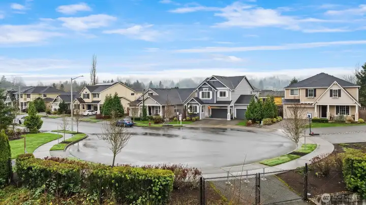 Located at the end of the cut-de-sac- across from the NGP area.