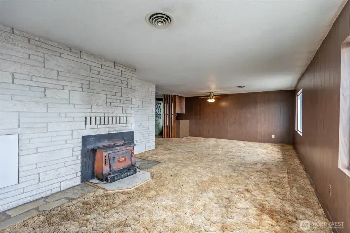 Family Room off of Back Door