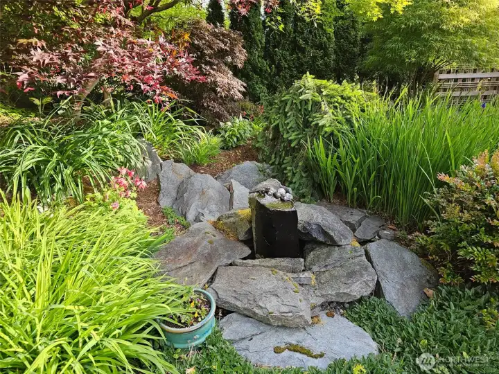 a closer look at this fantastic water feature