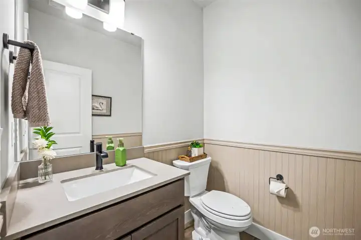 Powder room on Main Floor