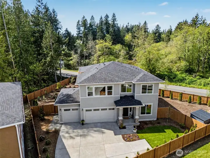 Long Driveway for Ample Parking