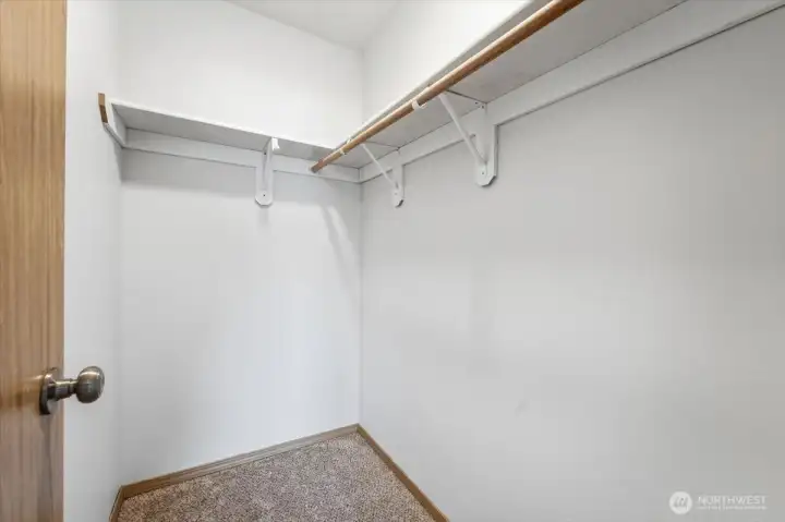 Primary closet