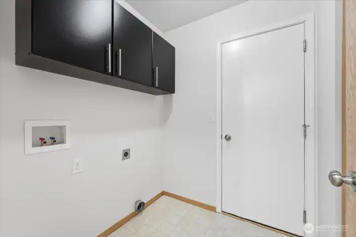 Laundry Room off the garage