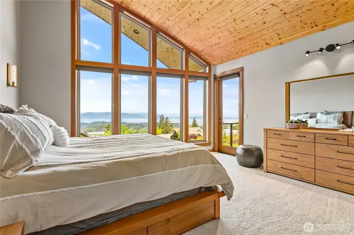 The San Juan Islands from your private primary bedroom The San Juan Islands from your private primary bedroom