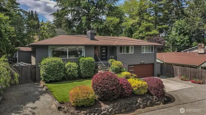 Parking in the garage, side of the home on the left, in the driveway and in front of the home. Easy for guests to visit or to store your toys!