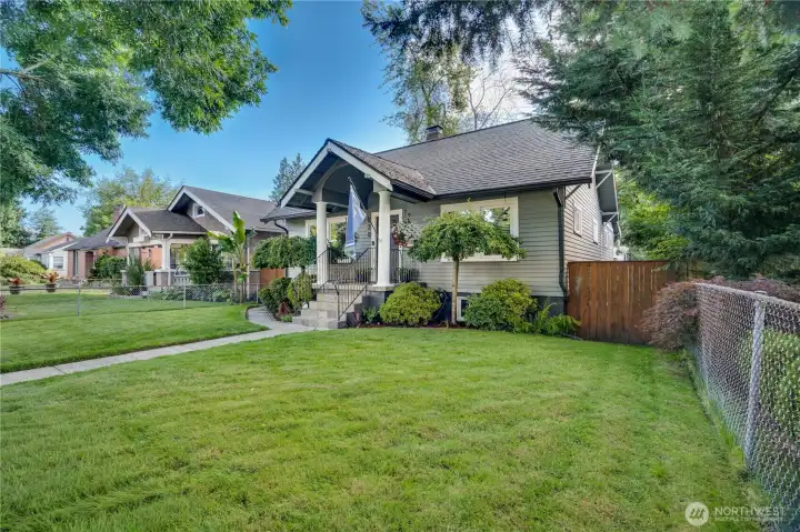 The entire property is fully fenced.
