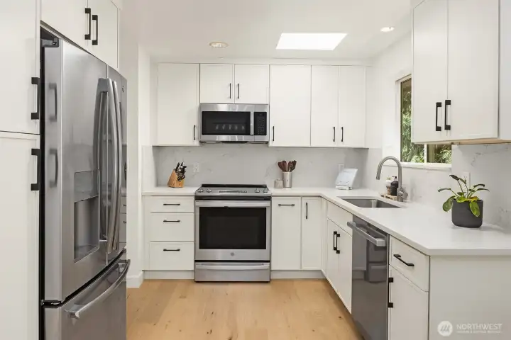A sunny kitchen
