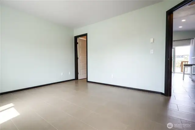 Primary bedroom with personal attached full bathroom