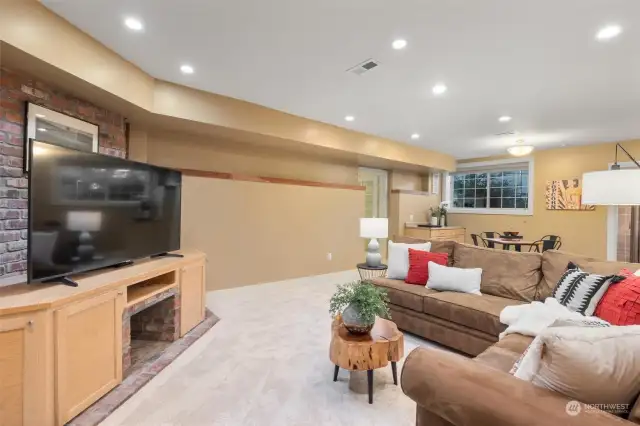 The lower level offers incredible versatility - a media/family room, plus a bonus room, plus a bedroom and bath.