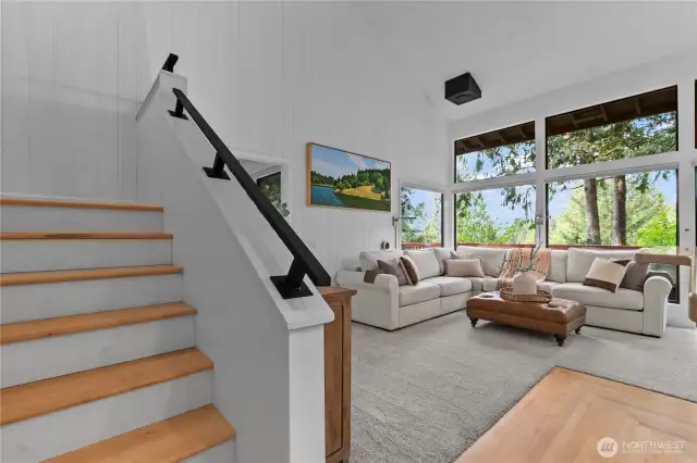 Huge new windows with electric shades