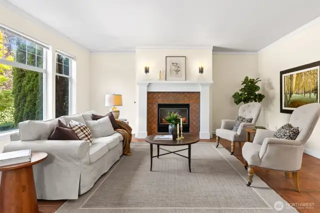 Open concept and leads to outdoor living as well in this relaxing dream home
