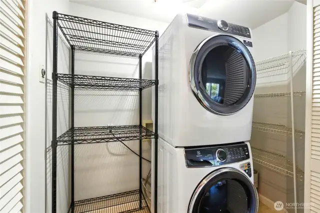 In home laundry.