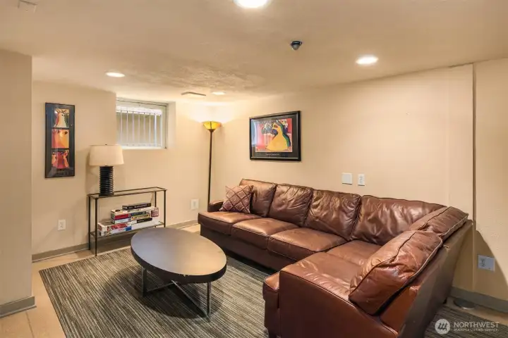 Community library space.