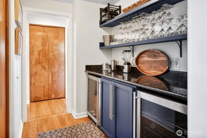 Serving Pantry Off Kitchen