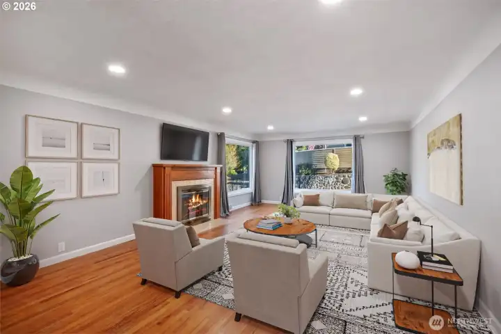 Living Room-Virtually Staged