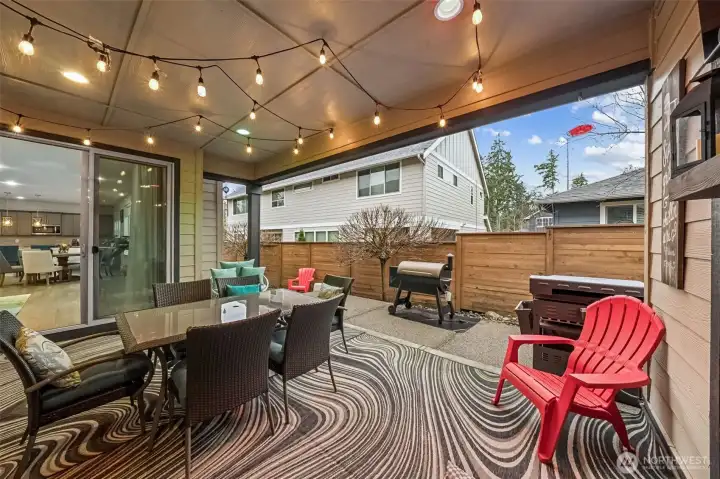 Gas stubbed to the patio for your bbq