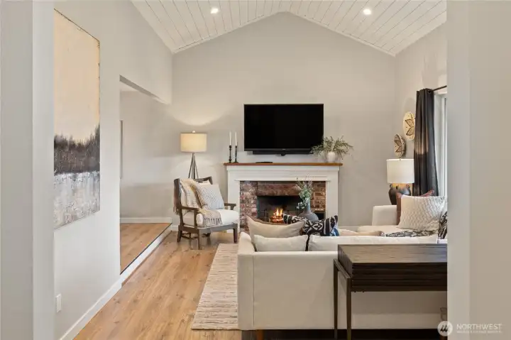 Don't miss the shiplap on the ceiling.