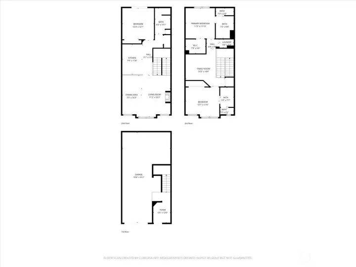 Extra Large 2 car garage with storage area too!