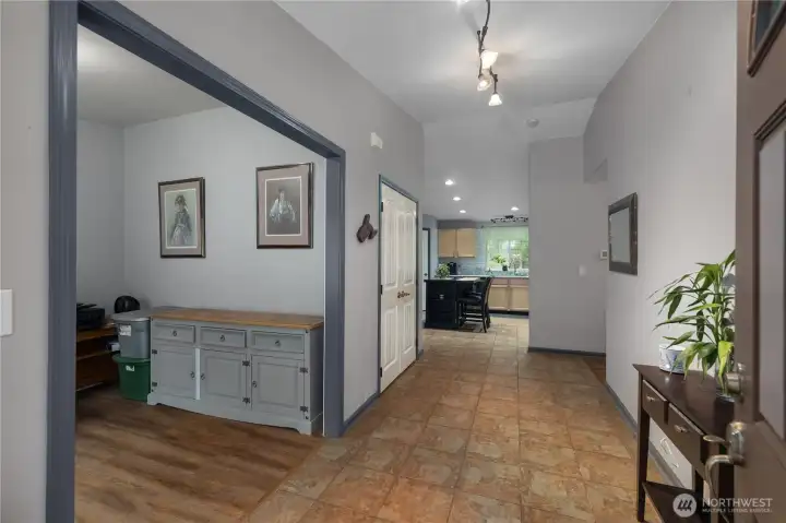 Office located just off the front entry.