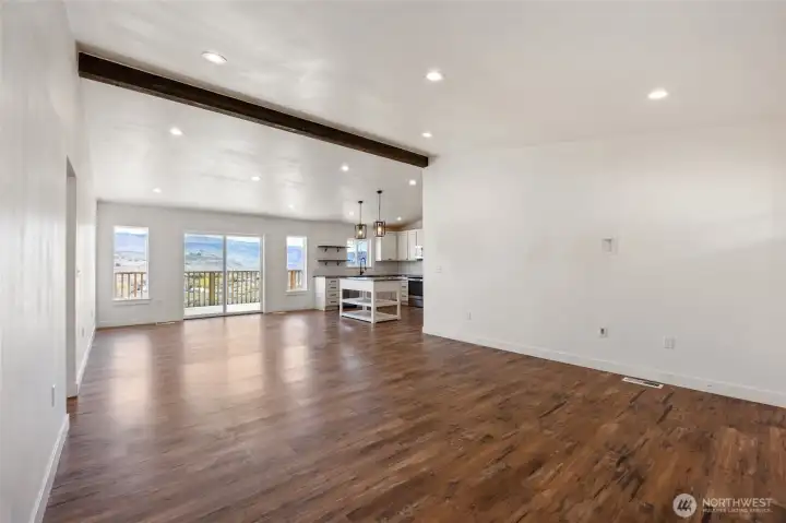 Lots of light and views from each window