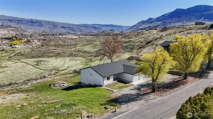 Unique property with acreage, huge views, no HOA