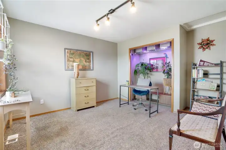 Bedroom currently used as an office