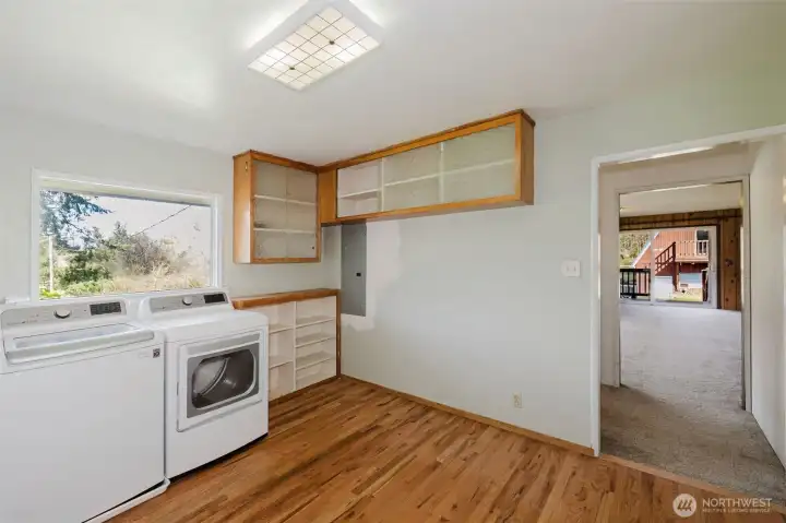 Newly installed electrical panel.